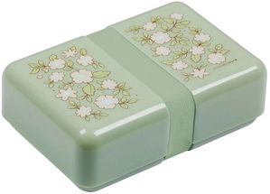 A Little Lovely Company Lunchbox - Green Blossoms