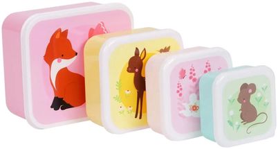 A Little Lovely Company Lunchset - Forest Friends