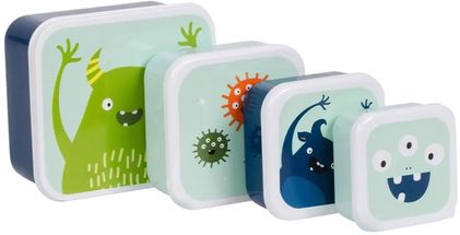 A Little Lovely Company Lunchset - Monsters