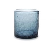 Fine2Dine Whiskey Glass Crackle 220 ml Blue