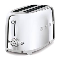 SMEG Toaster Chrome 4 slice - TSF02SSEU