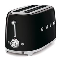 SMEG Toaster Black 4 slice - TSF02BLEU