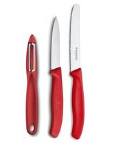 Victorinox 3-Piece Knife Set Red