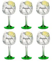 Tanqueray Gin Tonic Glasses Green - 6 Pieces
