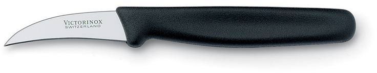 Victorinox Paring Knife Swiss Classic - Black - Curved - 6 cm