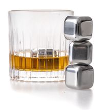 Jay Hill Whiskey Stones - Stainless Steel - 4 Pieces
