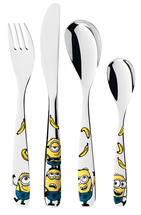 WMF Children's Cutlery Kids Minions 4-Piece Set