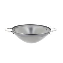 De Buyer Wokpan - with 2 handles - Mineral B Element - ø 32 cm - Without non-stick coating