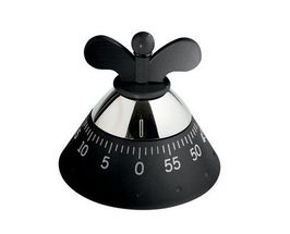 Alessi Kitchen Timer Black - A09 B - by Micheal Graves