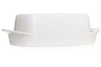 CasaLupo Butter Dish Cozy White With Lid