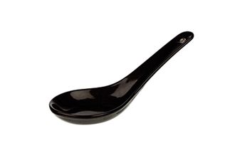 Cosy & Trendy Amuse Spoon Porcelain Black - Set of 6