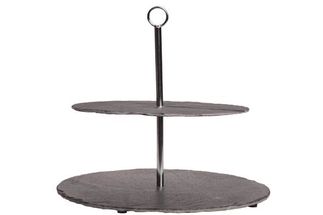 Cosy & Trendy Afternoon Tea Stand Slate 2 Layers
