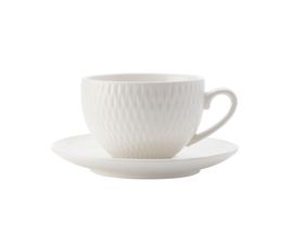 Maxwell &amp; Williams Espresso Cup and Saucer Diamonds Round 100 ml
