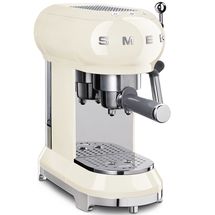 SMEG Espresso Machine - 1350 W - Cream - 1 Litre - ECF01CREU