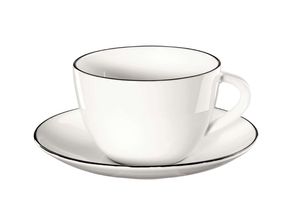 ASA Selection Coffee Cup and Saucer A Table Ligne Noire 210 ml