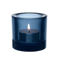 Iittala Candle Holder Kivi Rain Blue 60 mm