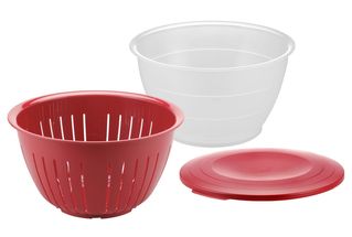 Westmark 3-Piece Salad Bowls Set Olympia Red