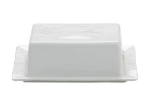 Maxwell &amp; Williams Butter Dish White Basics 16 x 13 cm