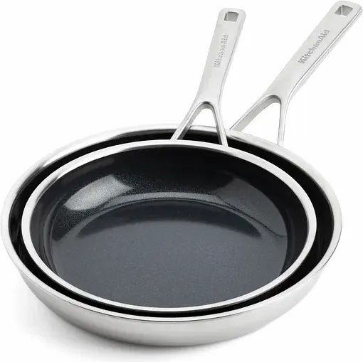 KitchenAid Stainless Steel 12-Inch Frying Pan