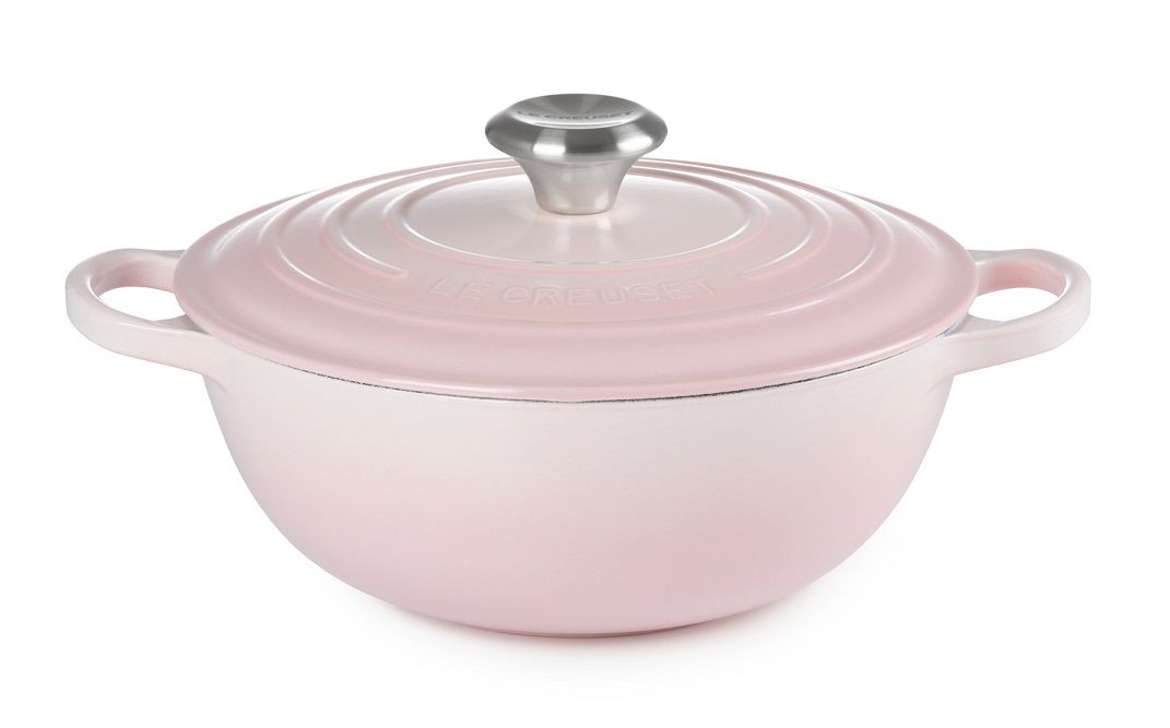 Le Creuset Casserole Shell Pink - Ø24 cm / | Cookinglife