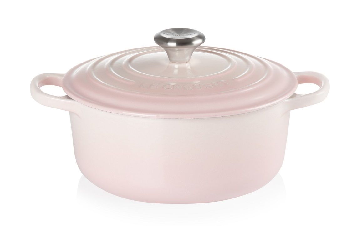 Creuset Casserole Signature Shell Pink - ø 24 cm / Liter | Buy now Cookinglife