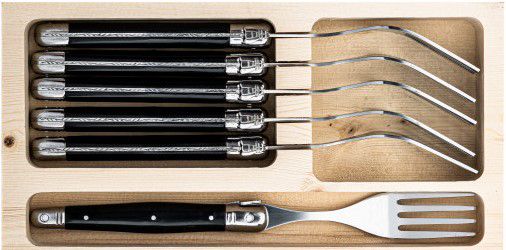 Laguiole Style de Vie Premium Line forks set of 6 stainless steel 